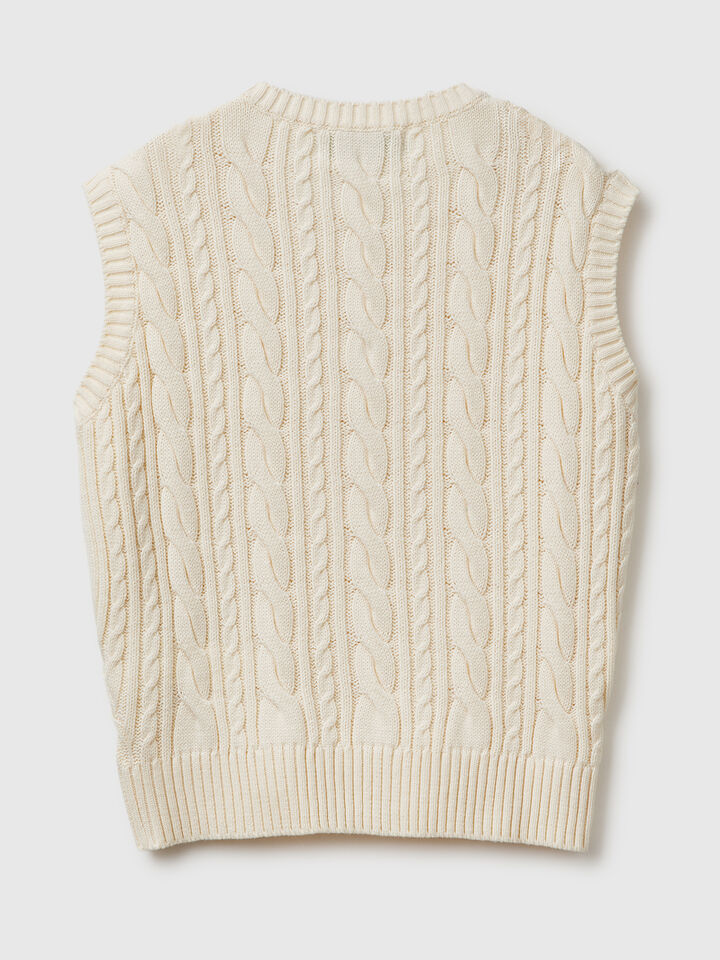 S/L V NECK SWEATER Women image number 6